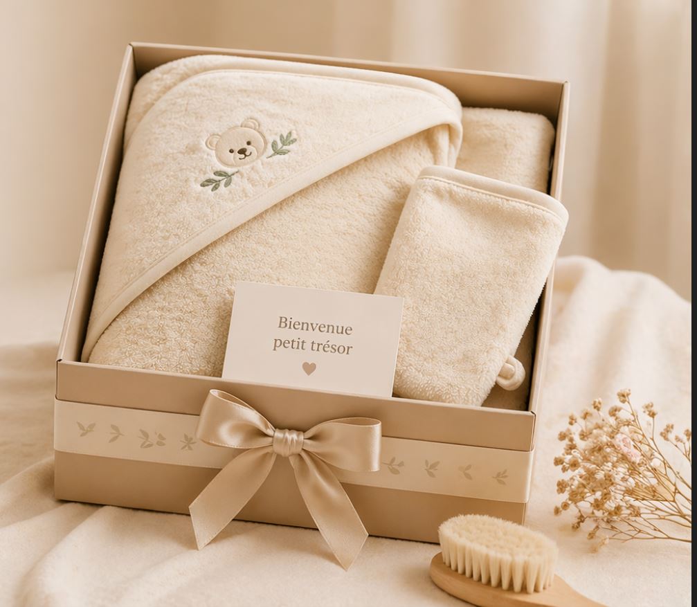 Coffret premier bain bébé